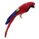thumbnail image 3 of simulación con plumas artificiales loro pájaro animal modelo decoración del hogar a, 3 of 5