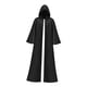 thumbnail image 4 of Capa con Capucha para Halloween, Capa de Cosplay de Longitud Completa, Disfraz de Mago, para Fiesta Punk de Pascua, Carnaval , Negro XL, 4 of 5