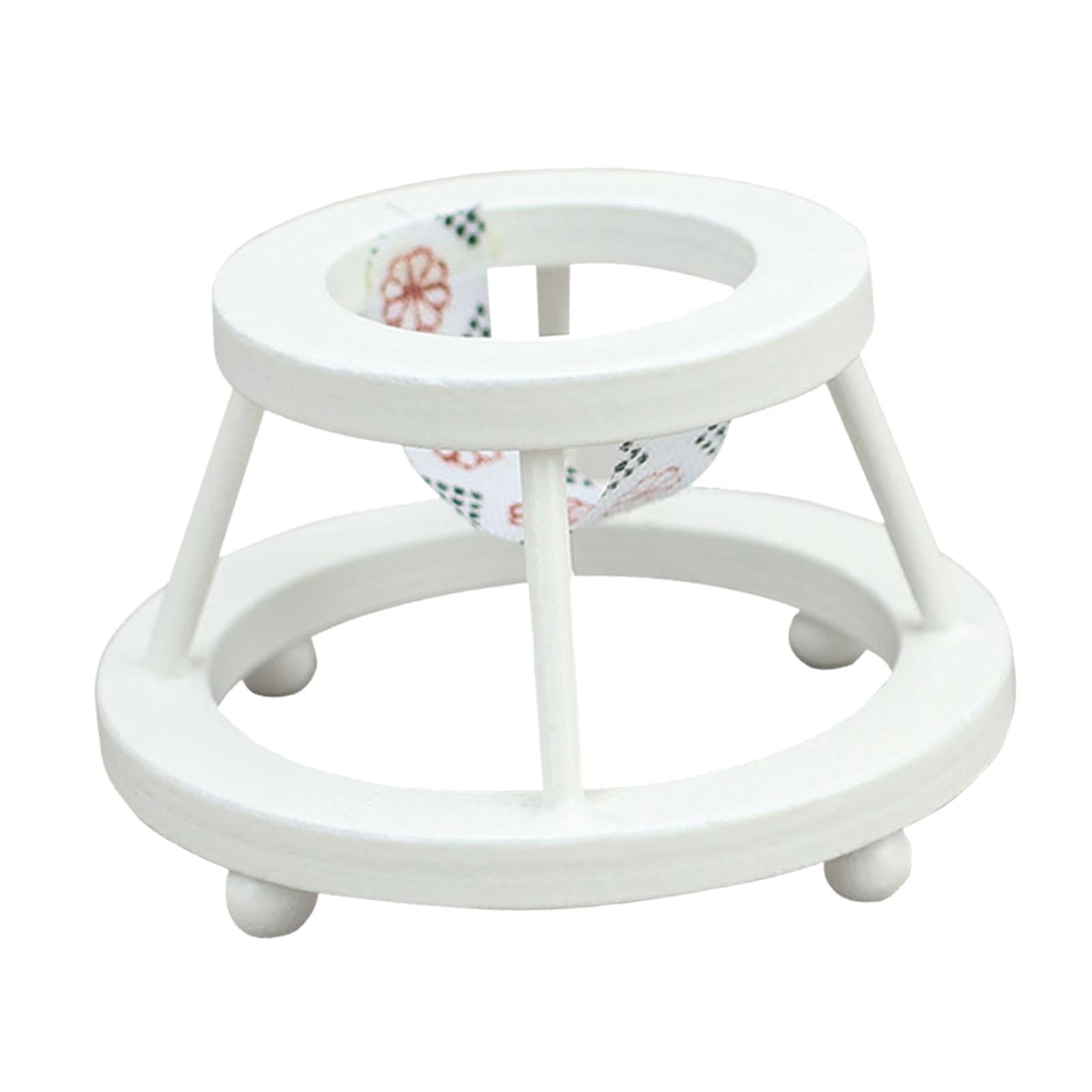 Magideal - Muebles De Casa De Muñecas, Accesorios De Mini Casa En Miniatura, Accesorio De Cochecito De Muñeca Mini, Muñeca De Habitación De Bebé Para Regalo De C Blanco