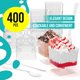 thumbnail image 3 of Vasitos de postre Exquisite 400 piezas 57 ml con cucharas, 3 of 7