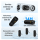 thumbnail image 5 of Parlante QCY SP7 40W Bluetooth IPX7 Resistente agua Color Negro, 5 of 7