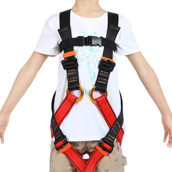 Cinturón de seguridad de escalada HandAcc Kids para seguridad corporal integral, 200 kg