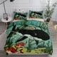 thumbnail image 1 of v2327 Bed Sheets The Adventures of Tintin Bedding Sets Cartoon Anime Comforter Cover Bed Cover Duvet Cover Pillow Case - Pieces Sets Home Decor 3-Piece Bedding Set (1 Duvet Cover + 2 Pillow Shams) Bed, 1 of 5