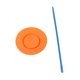 thumbnail image 4 of Plato Giratorio Para Malabarismo, Plato De Circo, Habilidad Para Girar, Fiesta De Baile, Varios Colores, Naranja, 4 of 5
