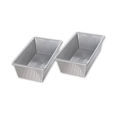 Juego De Moldes Para Pan Usa Pan, 450 G, Acero Aluminizado Con Revestimiento Antiadherente