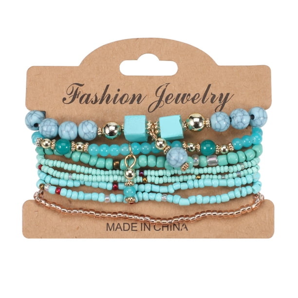 Gorgeous Bohemian Beaded Bracelet - Colorful Stackable Hand Jewelry Accessories