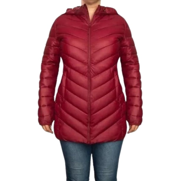Chaqueta Mujer Premium Parka Impermeable Gorro B3