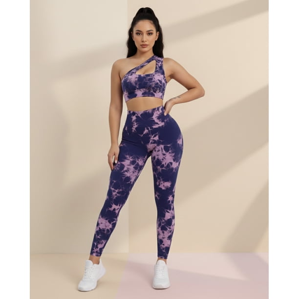Conjunto Deportivo Mujer Tie Dye Levanta Glúteos