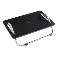 Ioensy - Reposapiés Para Escritorio De Pie Superficie Antideslizante Ergonómica Reposapiés Debajo Del Escritorio Negro