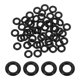 thumbnail image 1 of Paquete de 200 Anillos O de Nitrilo 108 Dureza 70 1/4" ID, 7/16" OD, 3/32" Ancho Negro, 1 of 6