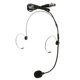 thumbnail image 2 of Gancho Para La Oreja Doble Auriculares Con Cable Micrófono Tipo Diadema Negro XLR De 4 Pines, 2 of 3