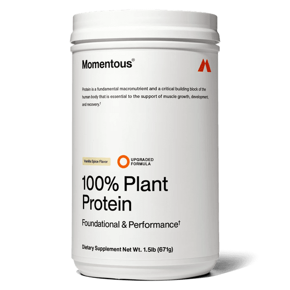 Momentous Plant Protein — Proteína Vegetal · NSF Certified for Sport