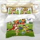 thumbnail image 5 of Leo y Tig Conjunto de sábanas temático, trío de piezas, cómodo y amigable con la piel, diseño único, regalo de decoración para el hogar para familiares, amigos y fans,135cm *200cm, 5 of 6