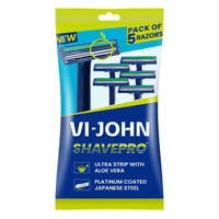 Vi John - Maquina De Afeitar Desechable Aloe Vera X 5 Doble Hojilla