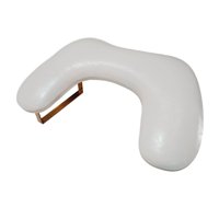 Magideal - Reposabrazos Para Manicura, Reposauñas, Reposamanos, Soporte, Soporte Para Uñas Impermeable, Cojín Para Uñas, Cojín Para Técnicos De Uñas, Arte De Uña Blanco Con Pata Dorada