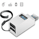 thumbnail image 2 of Concentrador USB 3.0 de 3 puertos (2 USB 2.0 + USB 3.0), concentrador de datos para PC y otros dispositivos compatibles con USB 3.0, 2 of 8