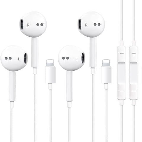 Auriculares Supvol Con Cable Y Micrófono Para Iphone 2, Paquete