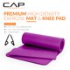 thumbnail image 2 of Mat de yoga CAP Barbell 180 x 61 x 1,3 cm de alta densidad color vino, 2 of 7