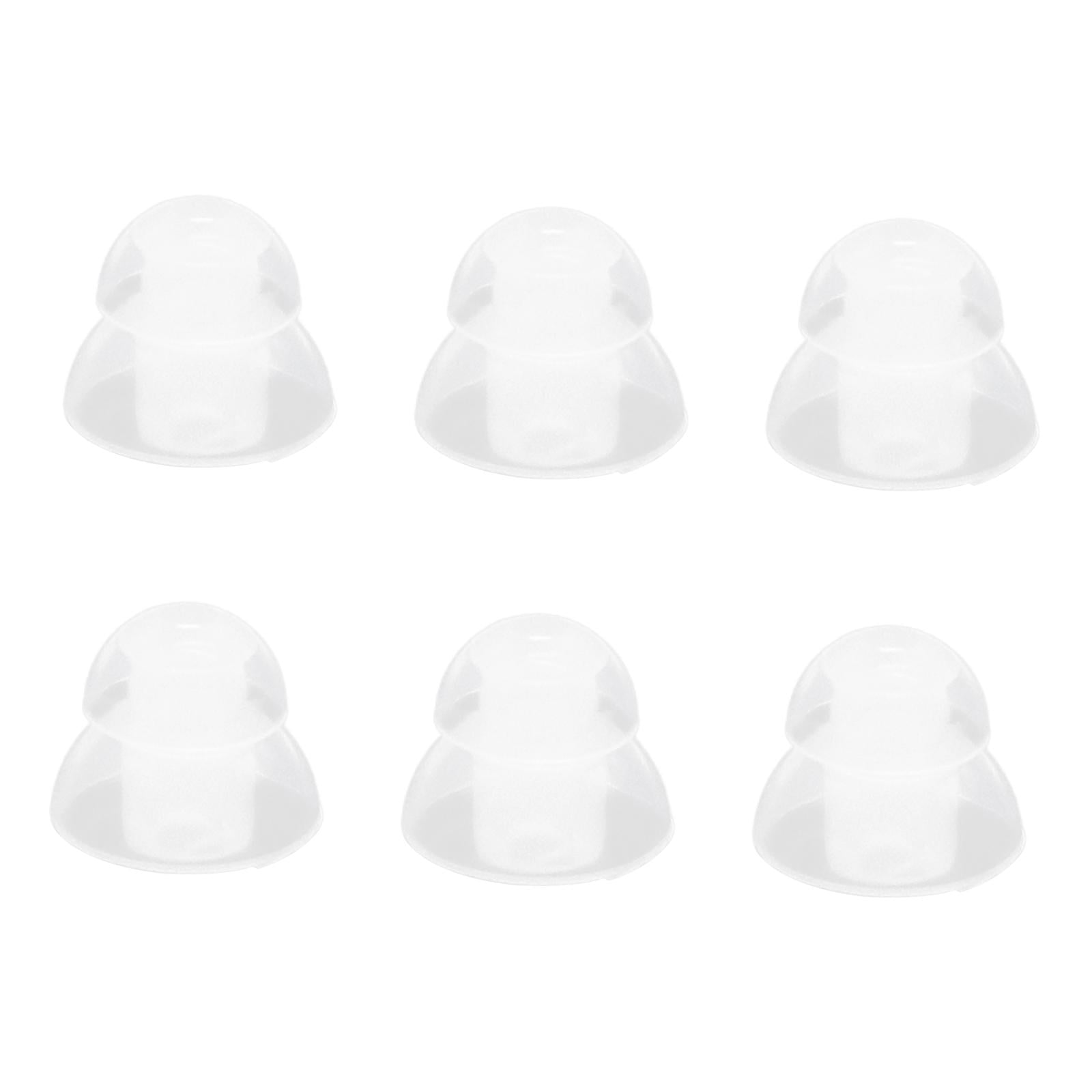 Magideal - 6x Tapas Para Auriculares, Fundas Para Auriculares, Almohadillas De Silicona Para Los Oídos, Auriculares Intrauditivos, Almohadillas Portátiles Suaves Interior Transparente De 20 Mm.