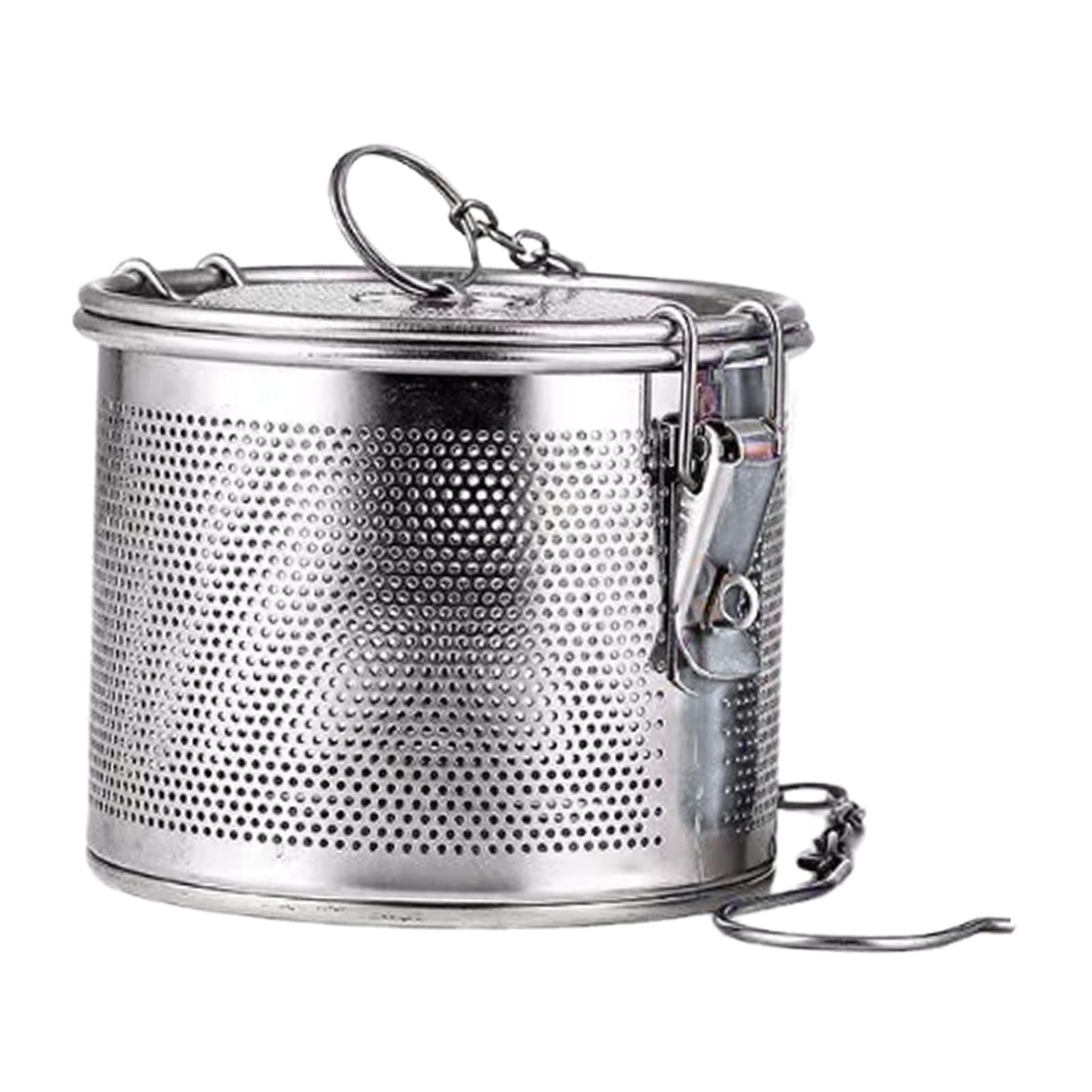 Bothyi - Infusor De Té Con Gancho De Cadena Extendido, Colador De Especias Y Condimentos Para Guisos Caseros, 14 X 9,5 Cm