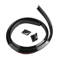 Ioensy - Kit De Alerón De Techo Para Maletero De Coche, Fácil De Instalar, Accesorios Para Automóvil, Pegatina Embellecedora De 4,5 Cm, Negro Brillante