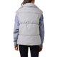 thumbnail image 3 of Chaleco Acolchado de Mujer INSPIRE CHIC Cuello Alto Sin Mangas Ligero de Invierno Chaqueta Acolchada Caliente XL Gris, 3 of 6