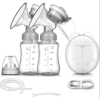 Genérico - Extractor De Leche Electrico Doble Bomba Sacaleche Usb