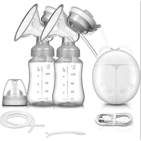 Genérico - Extractor De Leche Electrico Doble Bomba Sacaleche Usb