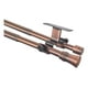 thumbnail image 1 of Set Doble De Barras Para Cortina Extensible 120-210 Cm De Metal Diámetro 16/19 Mm Soporte De Techo Terminal Cónico Color Cobre, 1 of 2