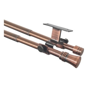 Metalhsa - Set Extensible Techo 170-320 Cm Color Cobre Terminal Cónico