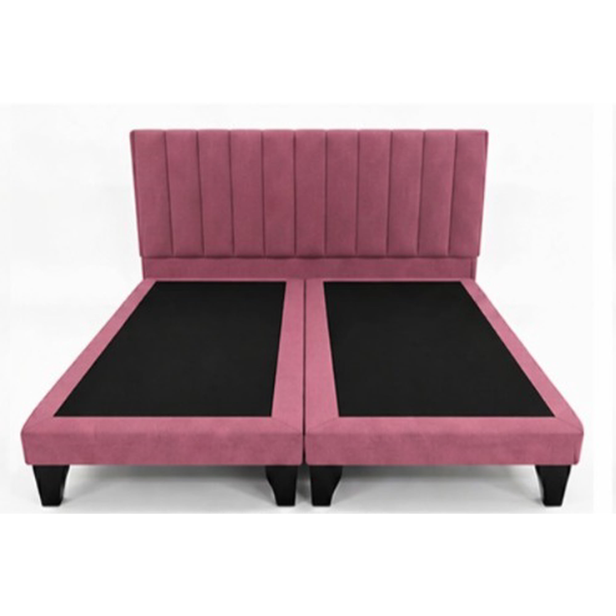 Rous Muebles - Cama Premium 2 Plazas, Color Palo Rosa