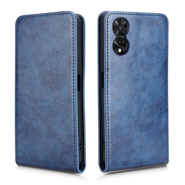 Funda tipo folio para TCL 505 4G con soporte magnético y protección para la cámara Azul