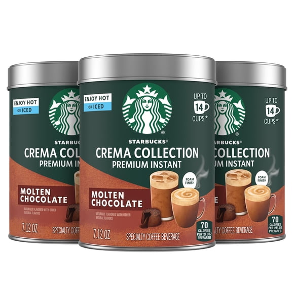 Café instantáneo Starbucks Crema Collection Chocolate fundido 200g