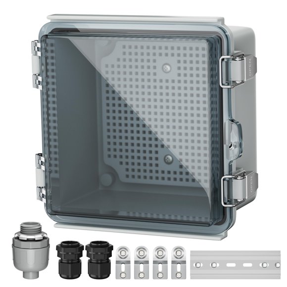 Caja de conexiones eléctrica Joinfworld 15 x 15 cm IP67 impermeable