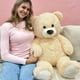 thumbnail image 3 of Oso de peluche Morismos Giant, 90 cm, color beige y crema, 3 of 3