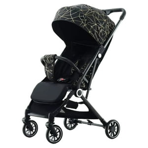 Coche De Paseo Maleta Últra Compacto Lubabycas Negro Dorado