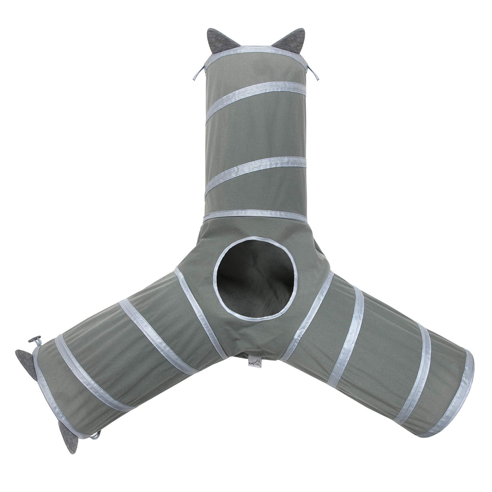 Cama Y Juguetes Para Gatos Cat Tunnel Kitty City, 44,5 X 40 X 11 Cm