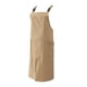 thumbnail image 5 of Delantal de cocina, delantal con pechera alta, ropa de trabajo para restaurante y café, delantal de bolsillo para Chef, para jardinería, elaboración , marrón, 5 of 5