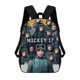 thumbnail image 1 of Mickey 17-theme Backpack, Campus style schoolbag Bookbag with Adjustable Shoulder Straps And Large Zip Compartment, Unisex Travel Bags., 1 of 6