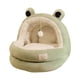 thumbnail image 4 of Cama Para Gatos Cueva Fondo Antideslizante Resistente Al Desgaste Gatos De Interior Semicerrado Nido Para Gatos Verde S, 4 of 5