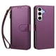 thumbnail image 1 of Funda Tipo Billetera para samsung galaxy S24 FE con Soporte y Bolsillo con Cierre Violeta intenso, 1 of 1