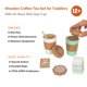 thumbnail image 2 of Taza de café Pretend Play WOODENFUN para niños de 2 a 6 años, 2 of 6