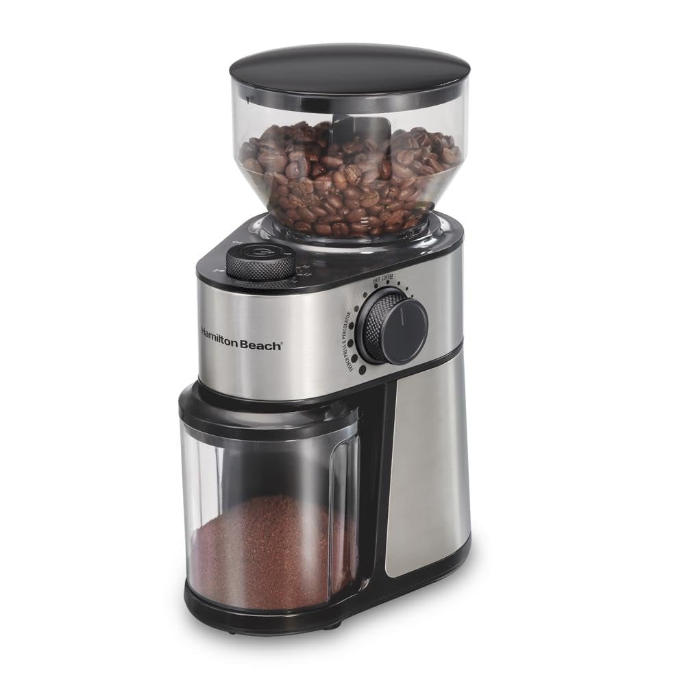 Molino Eléctrico De Café De Muelas Hamilton Beach Con Tolva De 473 Ml