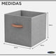 thumbnail image 5 of Pack 3 Cajas Cubo Organizador Plegable Tela Closet Ropa Etc, 5 of 10