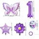 thumbnail image 2 of Set de Globos Morados con Mariposa para Cumpleaños – JNNIMTRDAE, 2 of 5