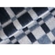 thumbnail image 2 of Frazadda 50% Lana Cuadros Azul 1 5 Plaza, 2 of 3