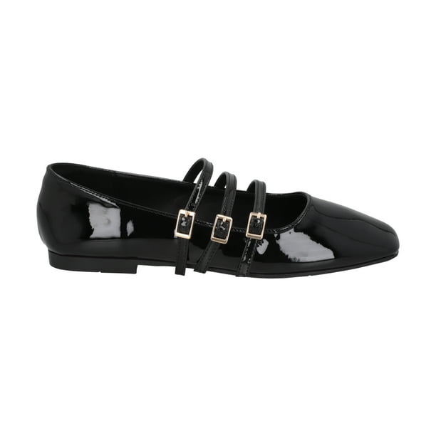 Ballerina Mary Jane Mujer Negro Nati Police