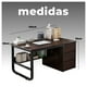 thumbnail image 5 of Escritorio Moderno 120x50cm Hierro y MDF Diseño Elegante, 5 of 5