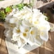 thumbnail image 4 of Ramo de 10 flores artificiales de lirio de cala para boda, despedida de soltera, decoración del hogar, flores de lirio de cala artificiales, 4 of 5