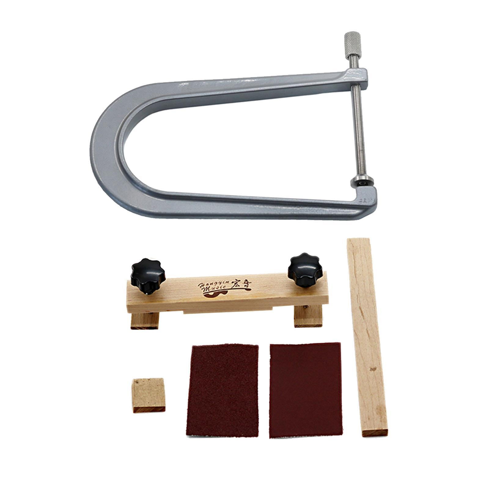 Magideal - Abrazadera Para Boca De Guitarra Con Tornillo Nivelador, Fácil De Usar, Herramienta De Reparación De Puente De Guitarra De 7 "de Largo Para Guitarras